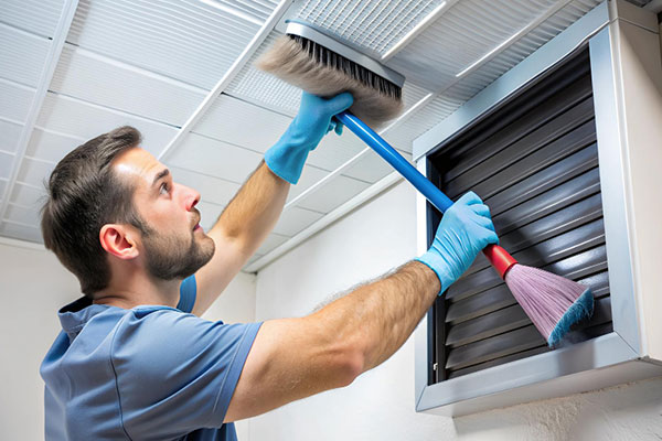 Residential duct cleaning